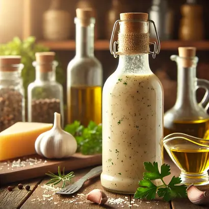 This is an image of MVP parmesan vinaigrette Sauce in the UK.