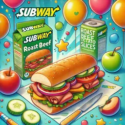 Roast Beef Breast Sub For Kids in the UK.