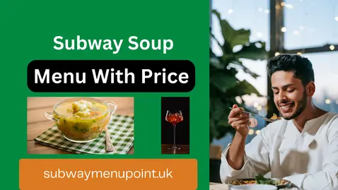 This is an image of Subway Soup Menu in the UK.