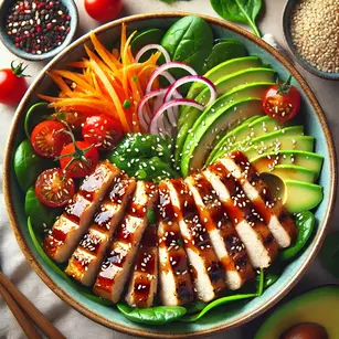 Sweet Onion Chicken Teriyaki Protein Bowl