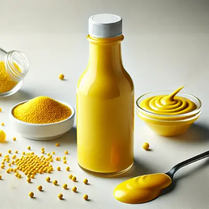 This is an image of " Yellow mustard Sauce " in the UK.