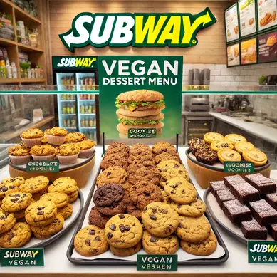 Subway cookies and desert option in the UK.