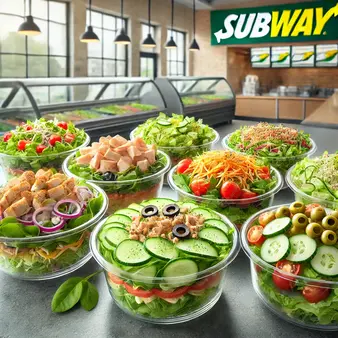 What is Subway Salad Menu in the UK.