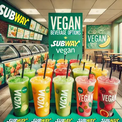 Subway Vegan Beverage Options in the UK.