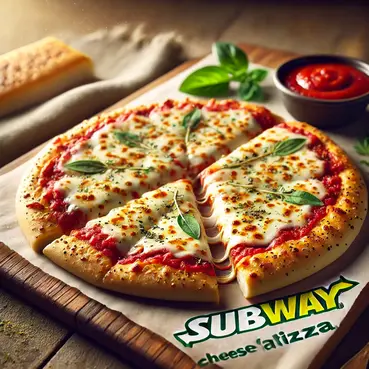 Subway Cheese Faltizza in the UK.