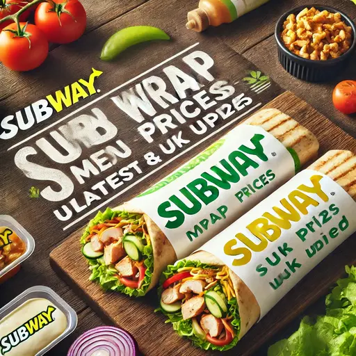 Subway Wrap Menu Prices UK 