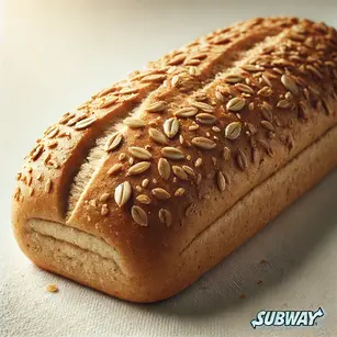 This is an image of Subway's 9-Grain Wheat Bread.