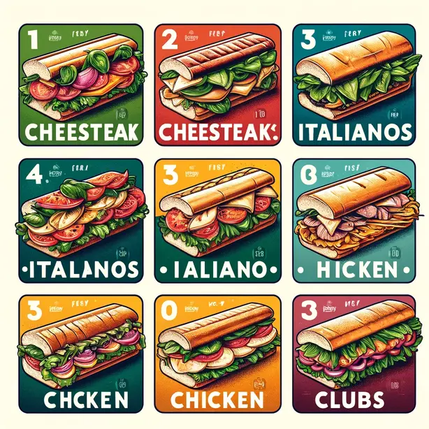 subway 12 new sandwiches in the UK!