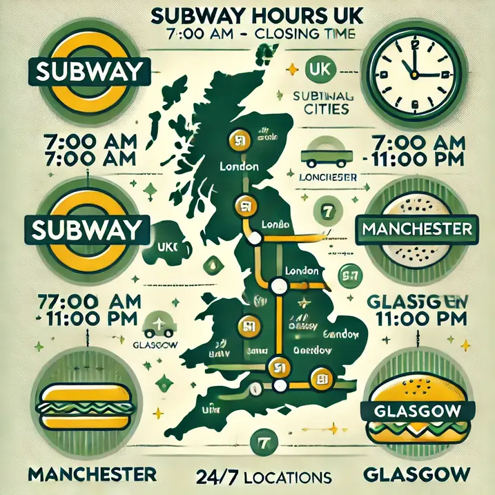 Subway Operating Hours Infographic!