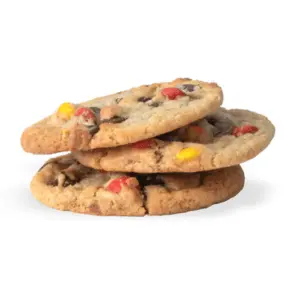 3x Rainbow Chocolate Chip Cookies