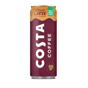 Costa Caramel Latte 250ml - Bottled Drinks - Subway UK Menu