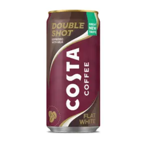 Costa Double shot Flat White 200ml - Bottled Drinks - Subway UK Menu