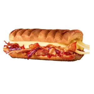 Stacked Bacon & Cheese Toastie
