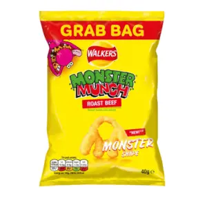 Walkers Monster Munch Roast Beef - Subway Sides - Crisps